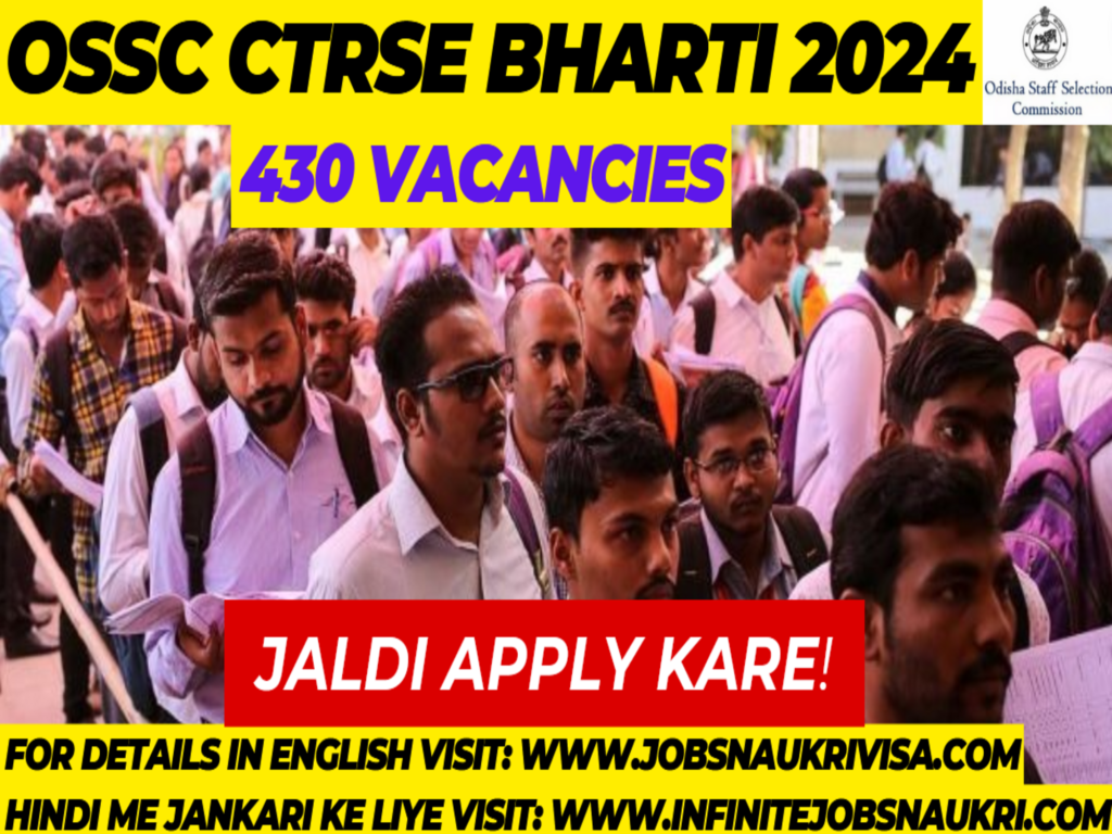 OSSC CTRSE BHARTI 2024